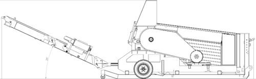 次级撕碎机 - HEM 400 D - HAMMEL Recyclingtechnik GmbH - 单轴 / 金属 / 移动式