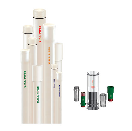 饮用水硬管 - UPVC - C.R.I. Pumps - 聚合物 / 橡胶 / 用于建筑工地