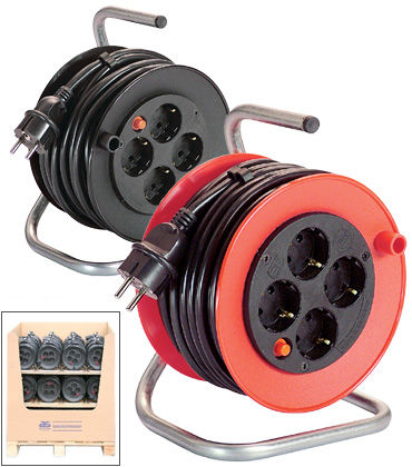 电缆卷盘 - H05VV-F series - as - Schwabe GmbH - 手动 / 移动式