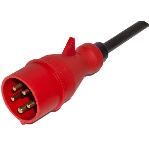 IP44插头 - M016. Series - Müller Plastik GmbH - 重型应用 / 5极 / 三相
