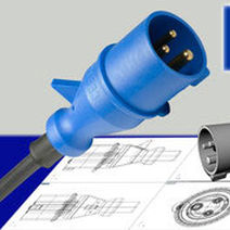 IP44插头 - M220.6 - Müller Plastik GmbH - 防泼溅 / 3极 / CEE