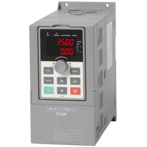 单相变频器 - ST500 230V - Sourcetronic GmbH - 数显 / MODBUS / DIN导轨