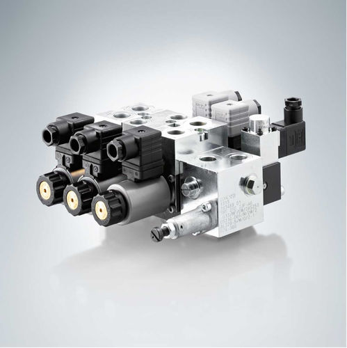 手动液压分配器 - SWS  - HAWE Hydraulik SE/哈威 - 螺线管驱动 / 紧凑型 / 比例