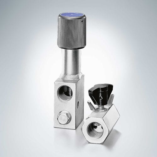 球形阀 - ED 11 - HAWE Hydraulik SE/哈威 - 液压操控 / 流量控制 / 用于油