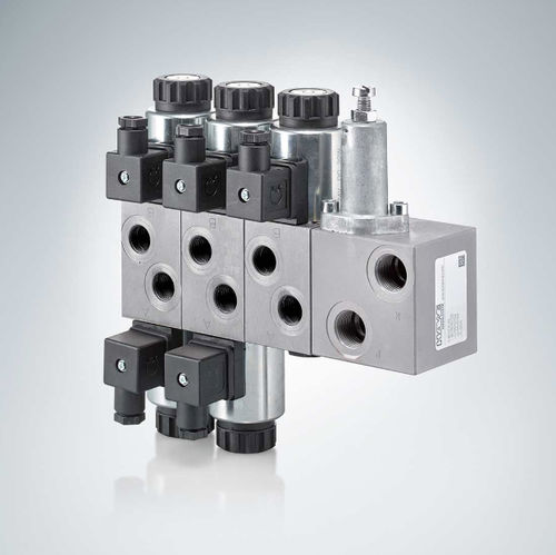 手动液压分配器 - CWS series - HAWE Hydraulik SE/哈威 - 先导式 / 紧凑型 / 铝框架