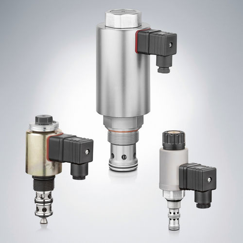 阀式液压分配器 - BVE series - HAWE Hydraulik SE/哈威 - 螺线管驱动 / 2位2通 / 2位3通型