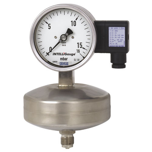 模拟压力计 - PGT63HP.1 series - WIKA Alexander Wiegand SE & Co. KG - 螺纹 / G 1/2 / NPT 1/2