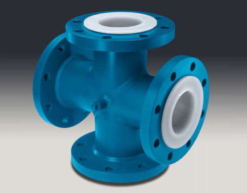液压接头 - Baum Kunststoffe GmbH - 法兰 / 十字型 / PTFE