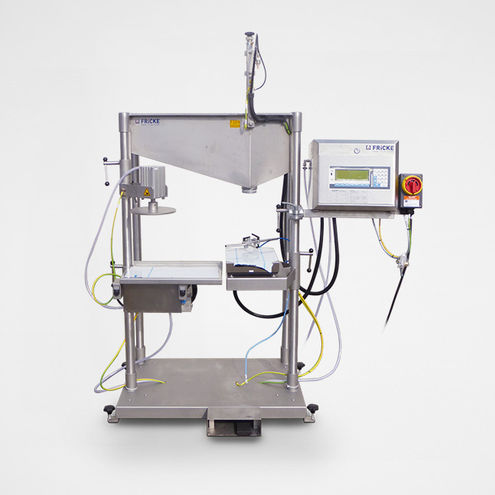 半自动灌装机 - EFS 60 - FRICKE Abfülltechnik GmbH & Co. KG - 罐子式 / 易拉罐 / 柱式