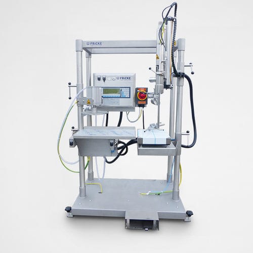 半自动灌装机 - EFS 50 - FRICKE Abfülltechnik GmbH & Co. KG - 瓶子 / 罐子式 / 多容器