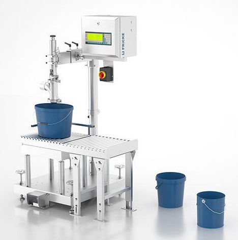 半自动灌装机 - EFS 11 - FRICKE Abfülltechnik GmbH & Co. KG - 用于桶 / 罐 / 柱式