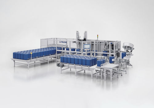 全自动灌装系统 - AFS 22 - FRICKE Abfülltechnik GmbH & Co. KG - 罐子式 / 柱式 / 农药