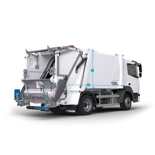 从后部装载生活垃圾收集车 - VARIOPRESS URBAN - FAUN Umwelttechnik GmbH & Co. KG - 柴油 / 带夯实机
