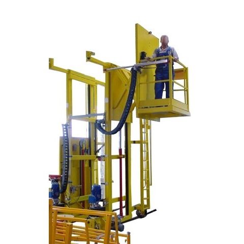 桅杆爬升式工作平台 / 单杆 - 20.01080	  - Büter Hebetechnik GmbH