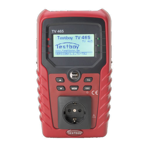 电动测试仪 - TESTBOY TV 465 - Testboy - PAT / 手持式 / 数字