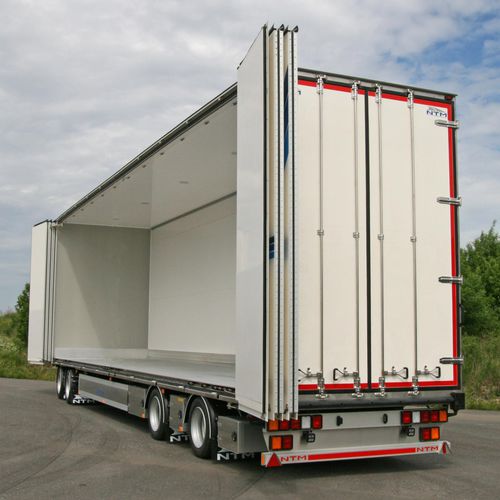 集装箱运输拖车 - eNRGy - NTM - NÄRPES TRÄ & METALL - 用于货物 / 双车轴 / 牵引式