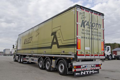 集装箱运输拖车 - Walker - NTM - NÄRPES TRÄ & METALL - 用于货物 / 单车轴 / 牵引式