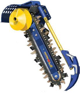 链条挖沟机 - XHD series - Auger Torque Europe Ltd. - 装载机 / 滑移装载机 / 挖掘机
