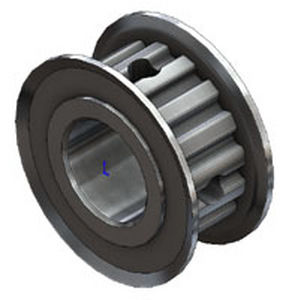有槽滑轮 - 1729 - Tiny-Clutch | Helander Products, Inc. - 同步齿形带 / 铝制 / 钢