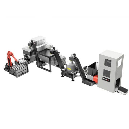金属切削制砖机 - Recycling Solution - metal chips - ENERPAT AMERICA - 自动