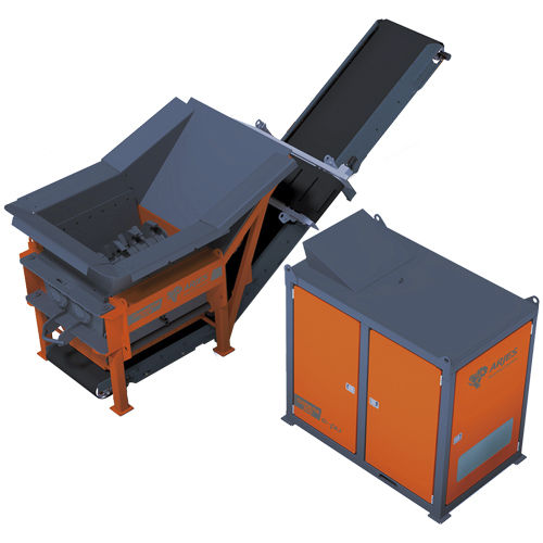 初级撕碎机 - COMPAKTOR 300 e-pu - ARJES - Recycling Innovation - 两轴 / 用于木材 / 纸质