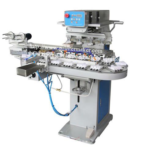 封闭式墨盒移印机 - S4-250TAC - LC Printing Machine Factory Limited - 4色 / 用于玩具制造业 / 用于电子工业