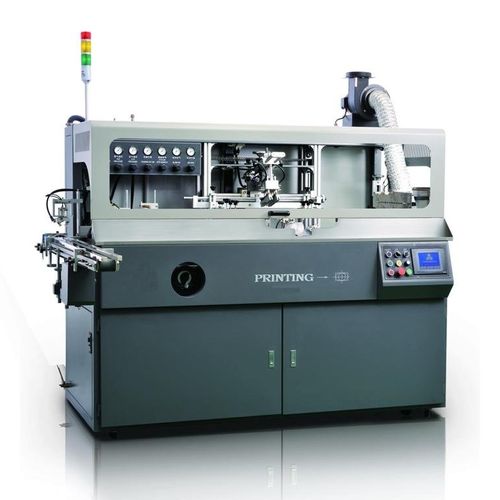 自动丝印机 - S-101  - LC Printing Machine Factory Limited - 彩色 / 用于圆柱体 / 平面式