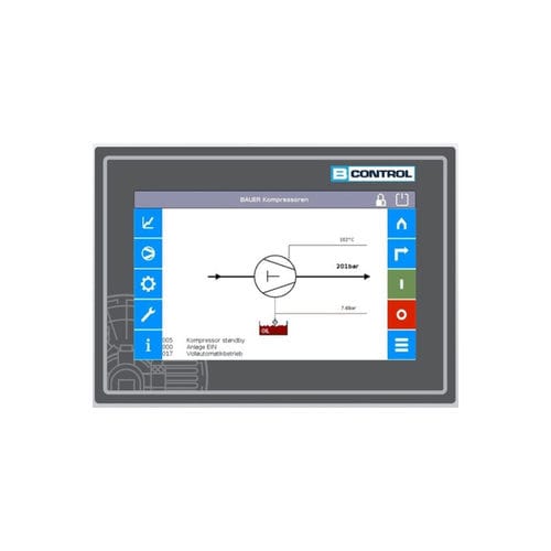 TFT显示屏 - B-CONTROL III - BAUER KOMPRESSOREN GmbH - 触摸屏 / 彩色 / 高解析度