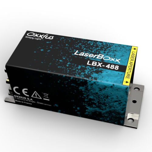 连续激光二极管 - LBX-488 - Oxxius - 脉冲 / 固态 / 可见光