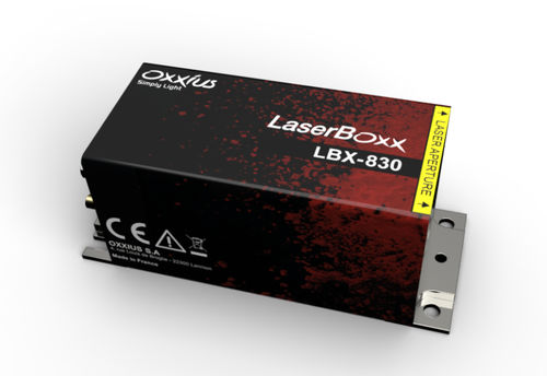 连续激光二极管 - LBX-830 - Oxxius - 光纤 / 可见光 / 用于标记