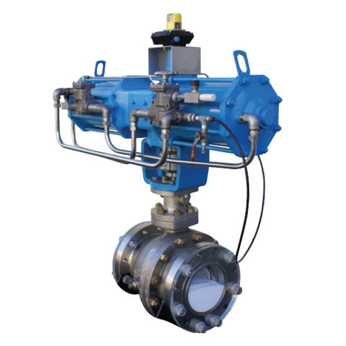 球形阀 - PDS series - Pentair Valves & Controls - 化工产品 / 法兰 / 轴颈式