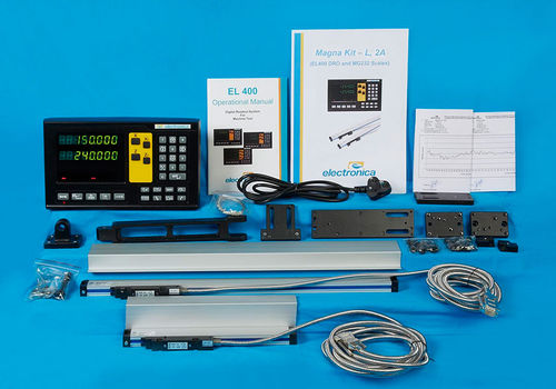 车床测量套件 - EL400 - MG232 - Electronica Mechatronic Systems (I) Pvt Ltd - 配有读取数码