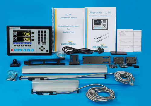 车床测量套件 - EL700 - MG232 - Electronica Mechatronic Systems (I) Pvt Ltd - 配有读取数码