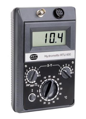 木材水分检测仪 - 40 - 200 %, -200 ... +600 °C | Hydromette RTU 600 - GANN Mess- u. Regeltechnik GmbH - 用于空气 / 用于建筑材料 / 带温度计