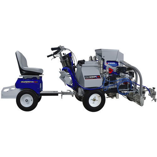 道路划线机 - PROSTRIPE 300 DC FLIPDRIVE - VEZOS - 液压 / 自走式 / 2支枪