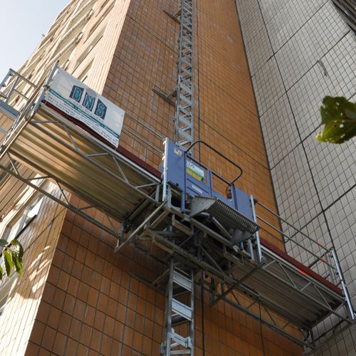 桅杆爬升式工作平台 / 单杆 - MCP 750 - GEDA GmbH