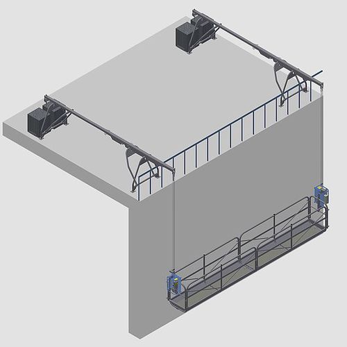 工作平台 - GEDA GmbH - 悬挂 / 建筑工地 / 电动
