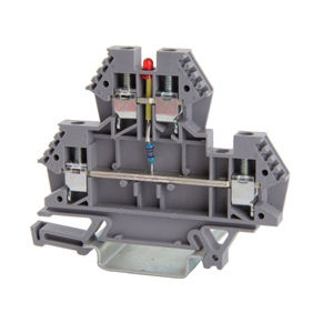 DIN导轨接线端子 - 43548 - Morsettitalia - 螺钉连接 / 直通 / 带LED