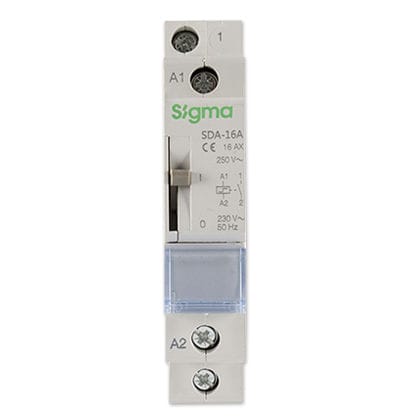 脉冲控制继电器 - SIGMA ELEKTRIK - 接地漏电 / 1NO / DIN导轨