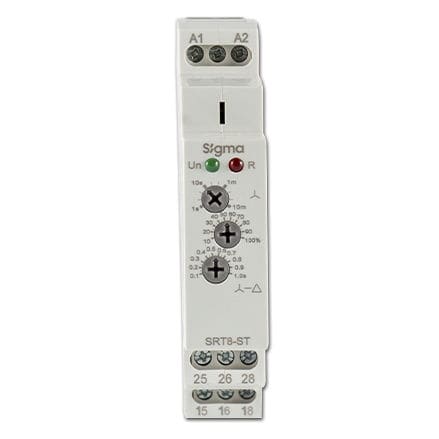 延迟时间继电器 - SIGMA ELEKTRIK - DIN导轨 / 电机