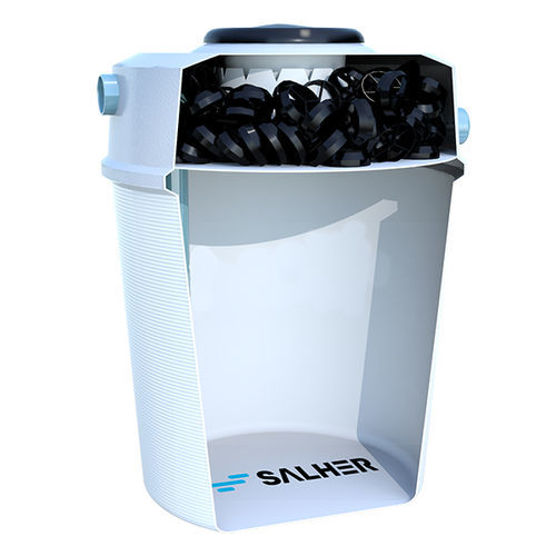紧凑型小型污水处理站 - CVC-D - Salher - 生物 / 具有生物过滤系统 / 紧凑型