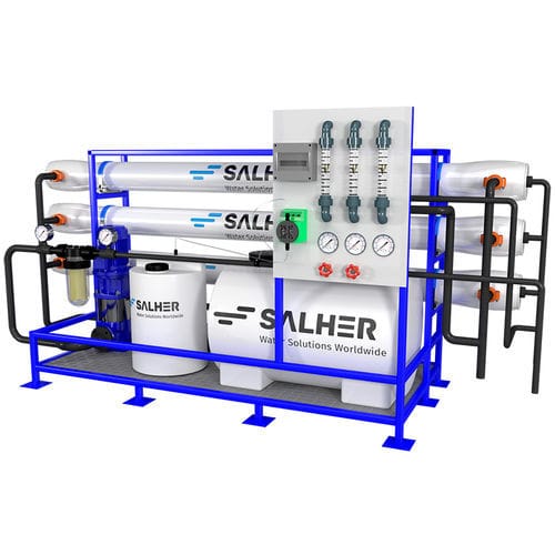 自动化处理站 - PUR-MAXIRO series - Salher - 脱矿质水生产 / 水 / 移动式