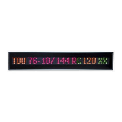 LED式显示屏 - TDU 76-16/192 RG L54 230AC - ELEN, s.r.o. - 点阵 / 字母数字 / 17分区