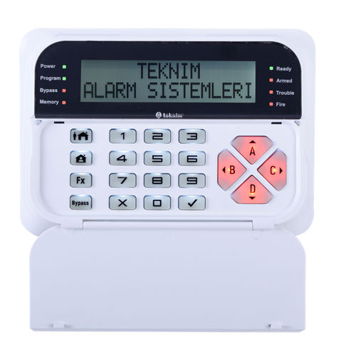 4键式数字键盘 - TSK-5710  - TEKNIM ELEKTRONIK AŞ. - 面板式 / 硅类橡胶 / 背光