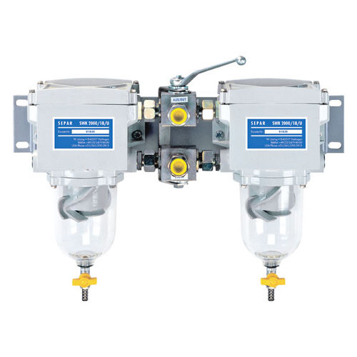 燃料分流过滤器 - SWK-2000-18 Duplex - Separ of the Americas, LLC - 水 / 颗粒