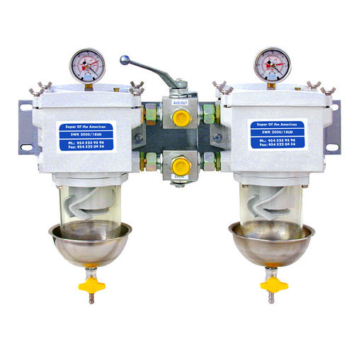 水分流过滤器 - SWK-2000-18 Duplex - Separ of the Americas, LLC - 颗粒 / 柴油