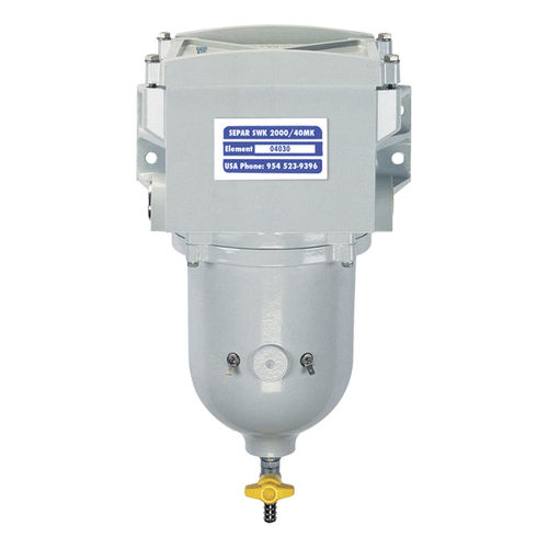 燃料分流过滤器 - SWK-2000-40 Single - Separ of the Americas, LLC - 水