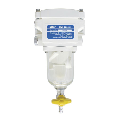 燃料分流过滤器 - SWK-2000-5 Single - Separ of the Americas, LLC - 水