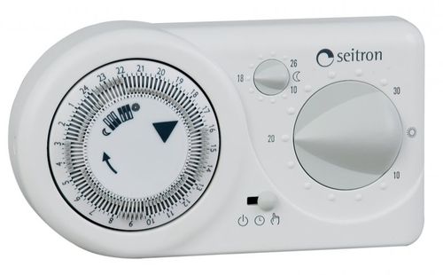 电子恒温器 - TEMPORA - Seitron SpA - 可调节 / 模拟 / 电池动力