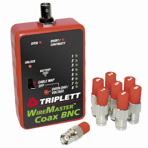 连续性测试仪 - WireMaster™ Coax BNC – 3274 - Triplett - 过压 / 电缆 / 工业